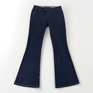 Polo Ralph Lauren Womens Flare‎ Jeans Dark Wash Sz 6 Mid Rise 30 x 33 Retro Fun